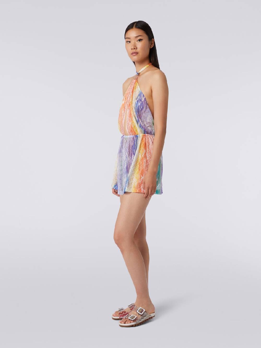 Missoni Tuta copricostume corta stampa tie-dye ACQUISTA ORA