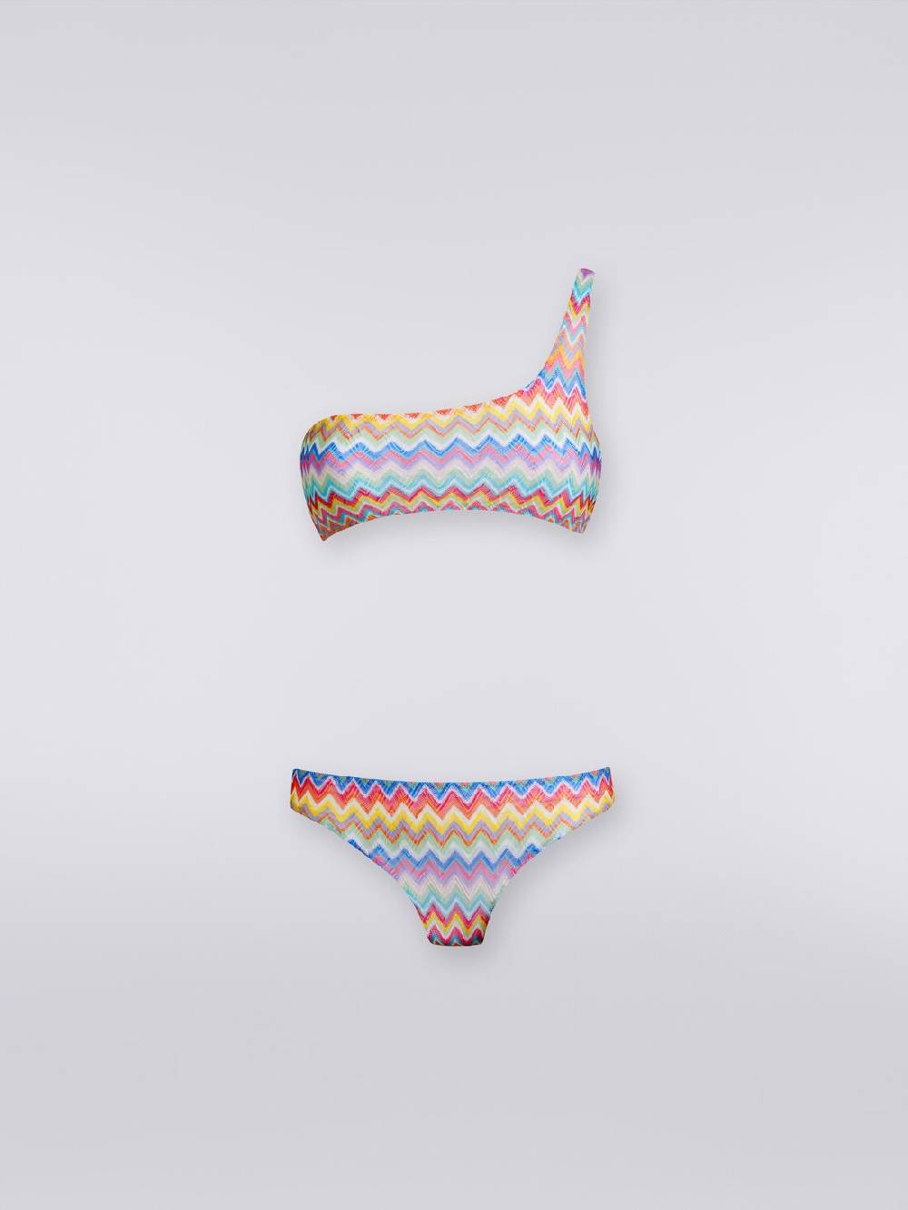 Missoni Bikini monospalla con stampa zig zag Ultimi due giorni