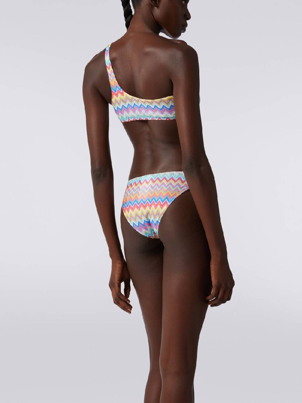 Missoni Bikini monospalla con stampa zig zag Ultimi due giorni