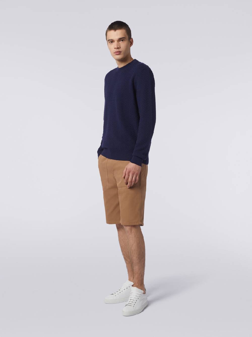 Missoni Pullover girocollo in cotone chevron Fino al 60% di sconto