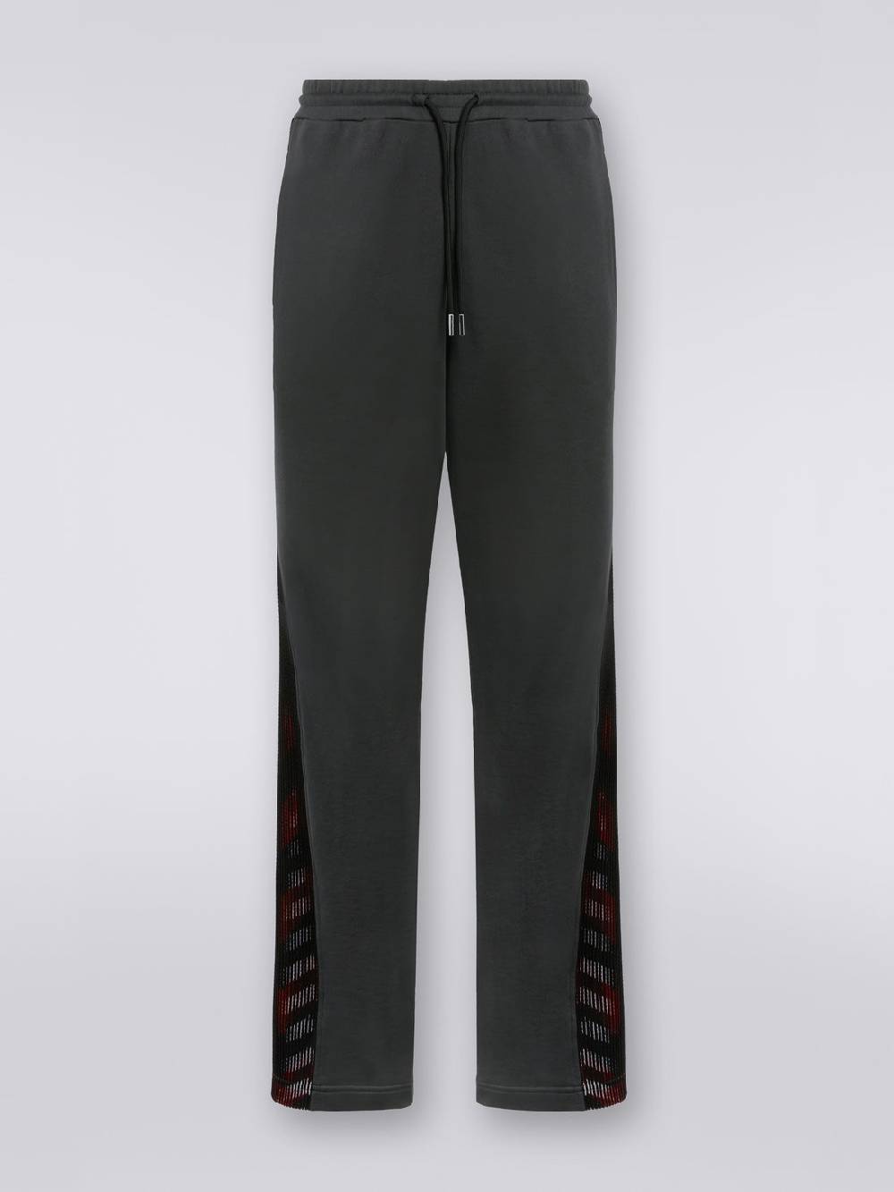 Missoni Pantaloni sportivi in cotone con inserto in maglia in collaborazione con Mike Maignan Fino al 65% di sconto