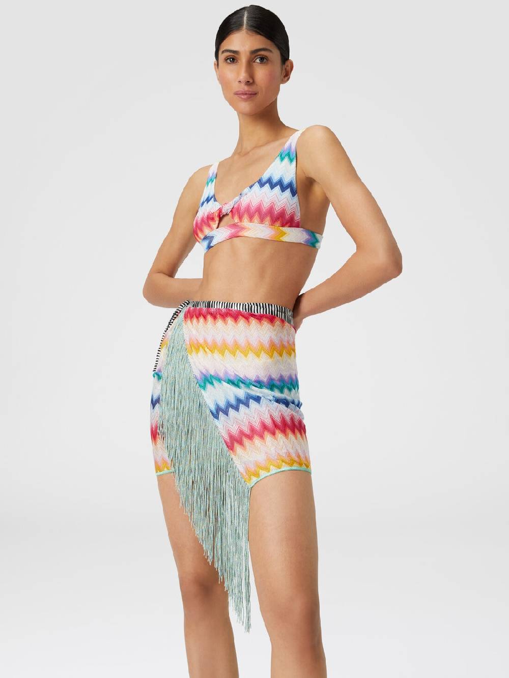 Missoni Pareo in viscosa chevron con lurex Offerta speciale della fabbrica