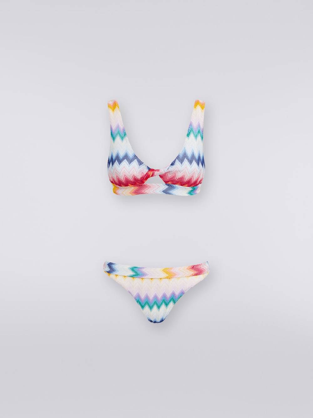 Missoni Bikini in viscosa zig zag con lurex Fino al 55% di sconto