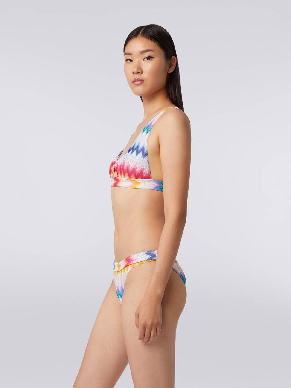 Missoni Bikini in viscosa zig zag con lurex Fino al 55% di sconto