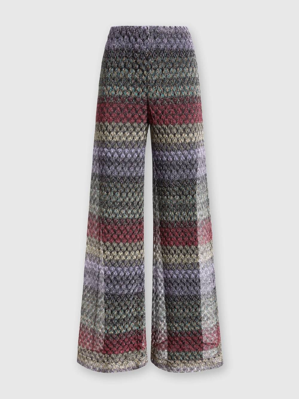 Missoni Pantapalazzo con motivo pizzo lamé 50% di sconto con spedizione gratuita