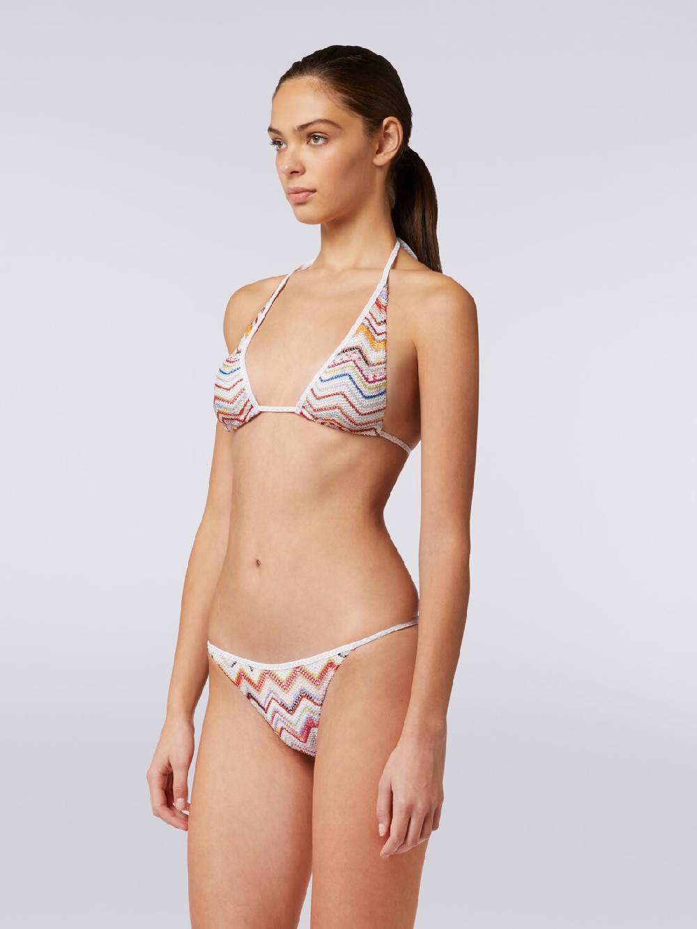 Missoni Bikini in crochet zig zag con lurex Black Friday Prezzi