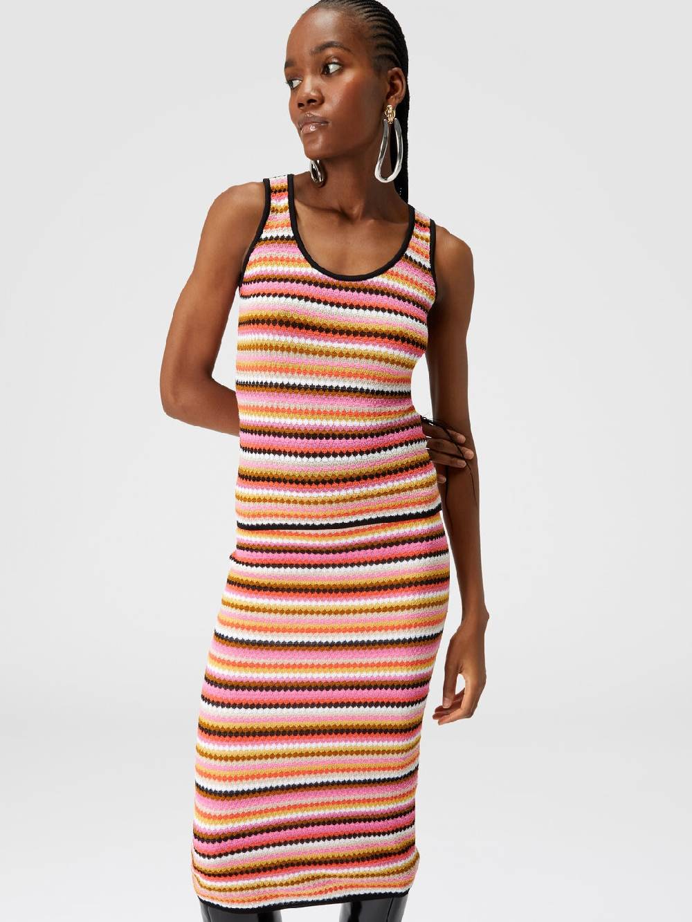 Missoni Canottiera rigata in cotone e viscosa Italia