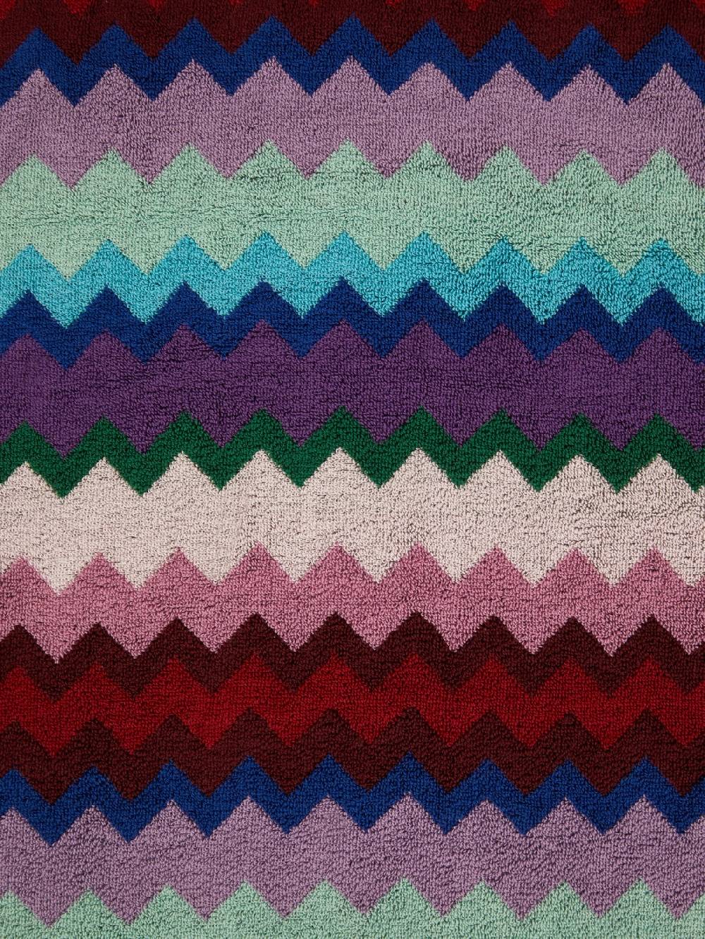 Missoni Telo mare Chantal 100x180 cm in spugna di cotone chevron Acquista Ora