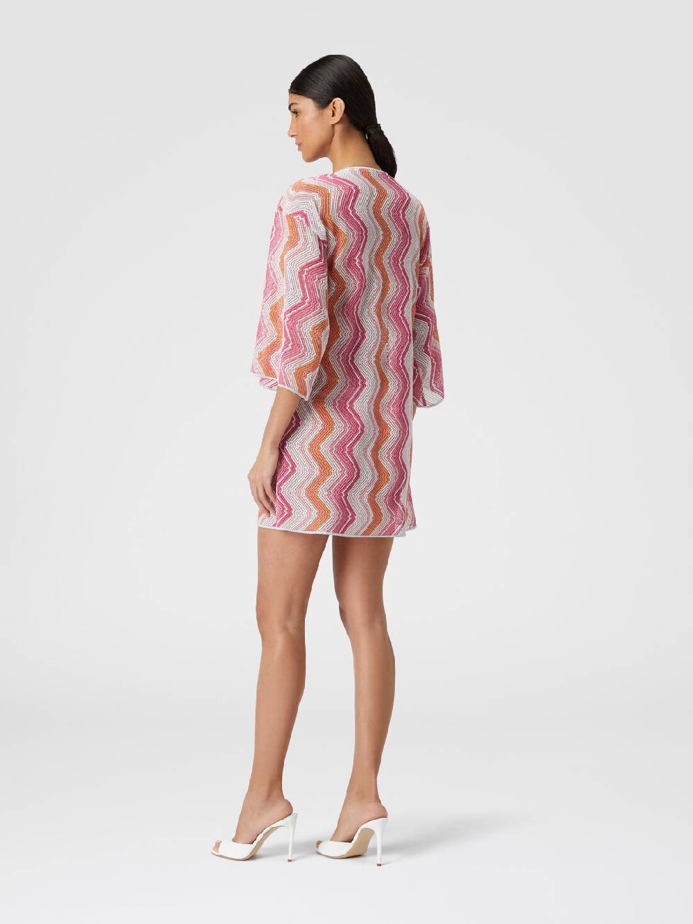 Missoni Caftano copricostume corto con allacciatura intrecciata Promozione Limitata