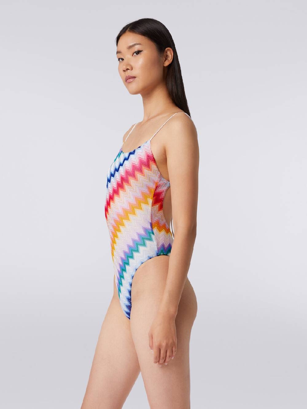 Missoni Costume intero zig zag con lurex Economico