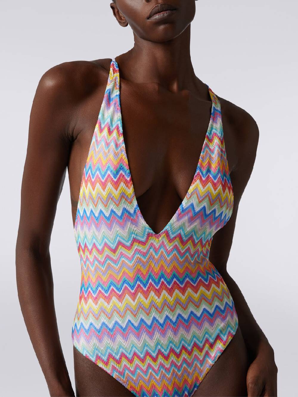 Missoni Costume intero stampa zig zag con scollatura a V Outlet