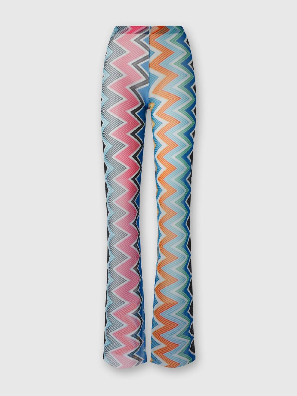 Missoni Pantaloni copricostume in tulle stampa zig zag Vendita Economica