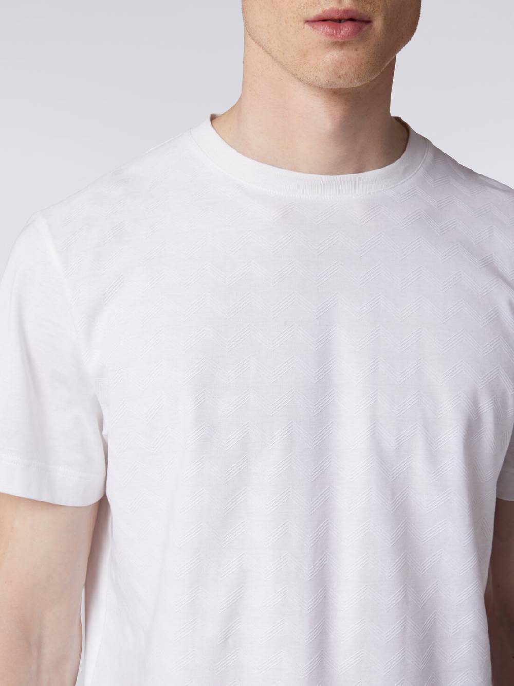 Missoni T-shirt a maniche corte in cotone zig zag Negozio