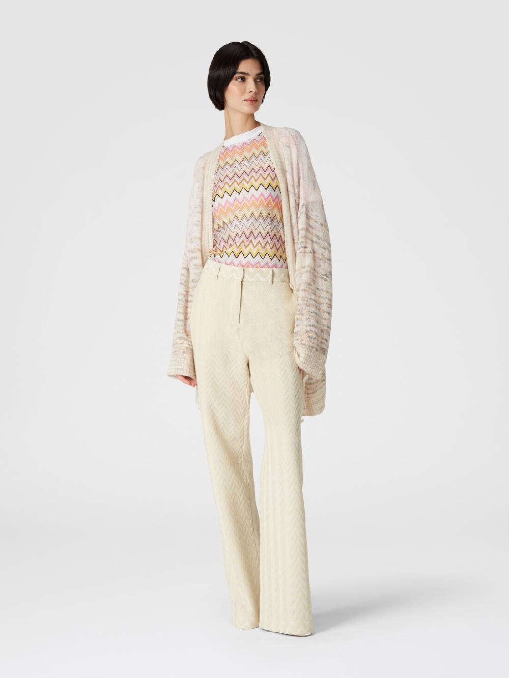 Missoni Cardigan oversize in viscosa, alpaca e lana Moda