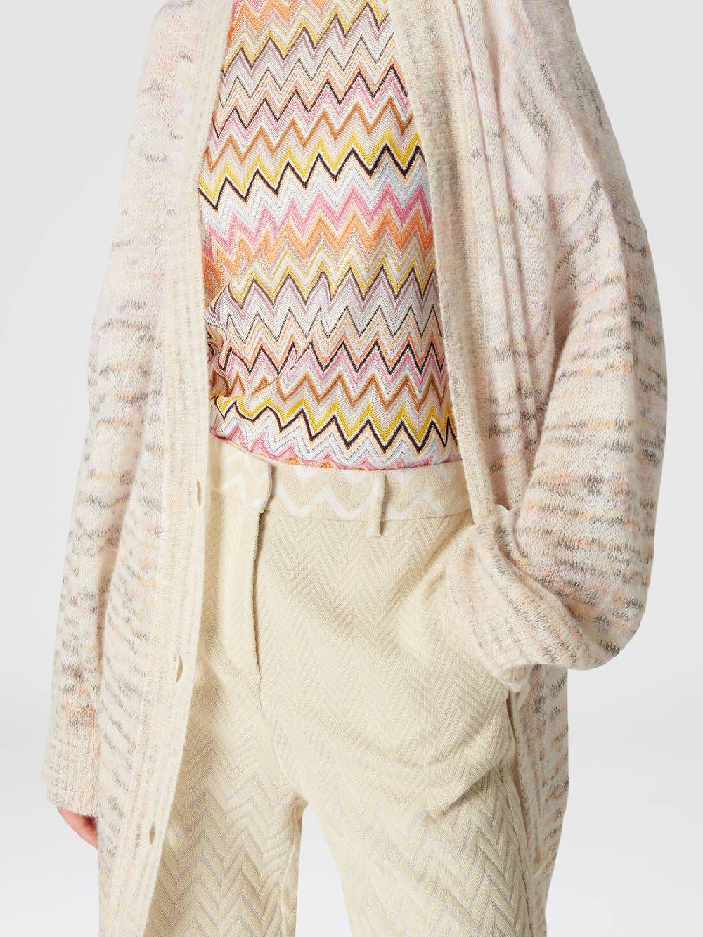 Missoni Cardigan oversize in viscosa, alpaca e lana Moda