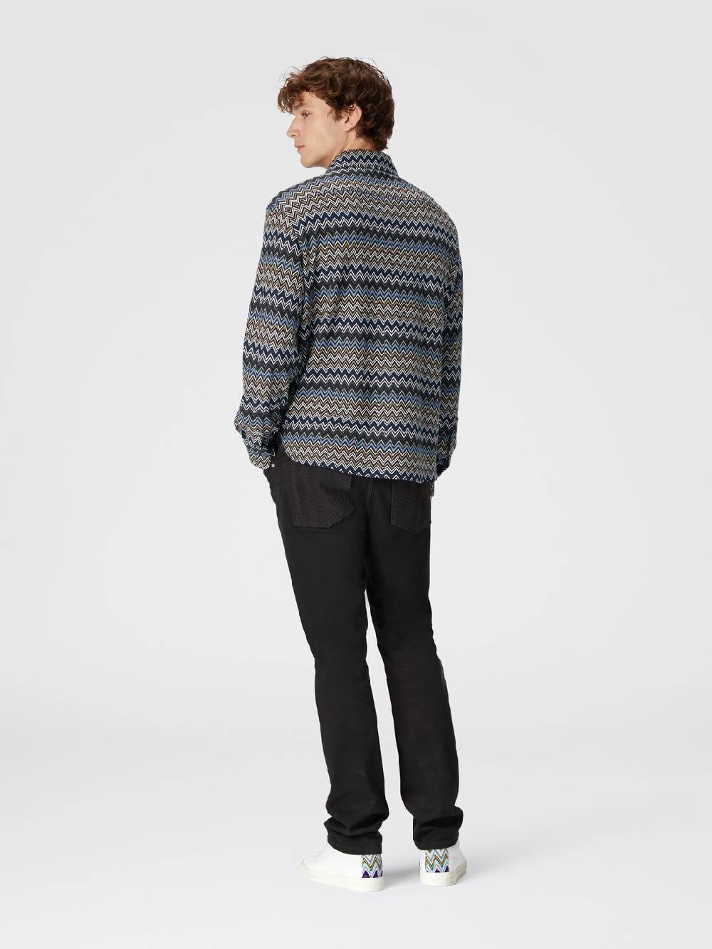 Missoni Camicia in cotone zig zag Negozio online di fabbrica