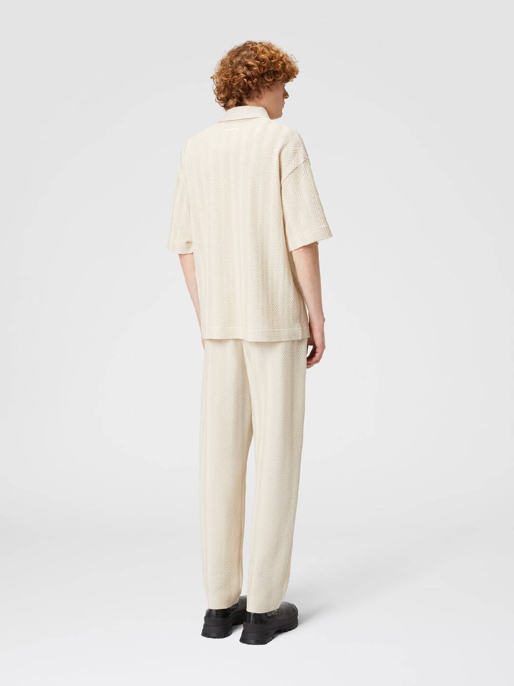 Missoni Pantaloni classici in cotone e viscosa zig zag Offerta San Valentino