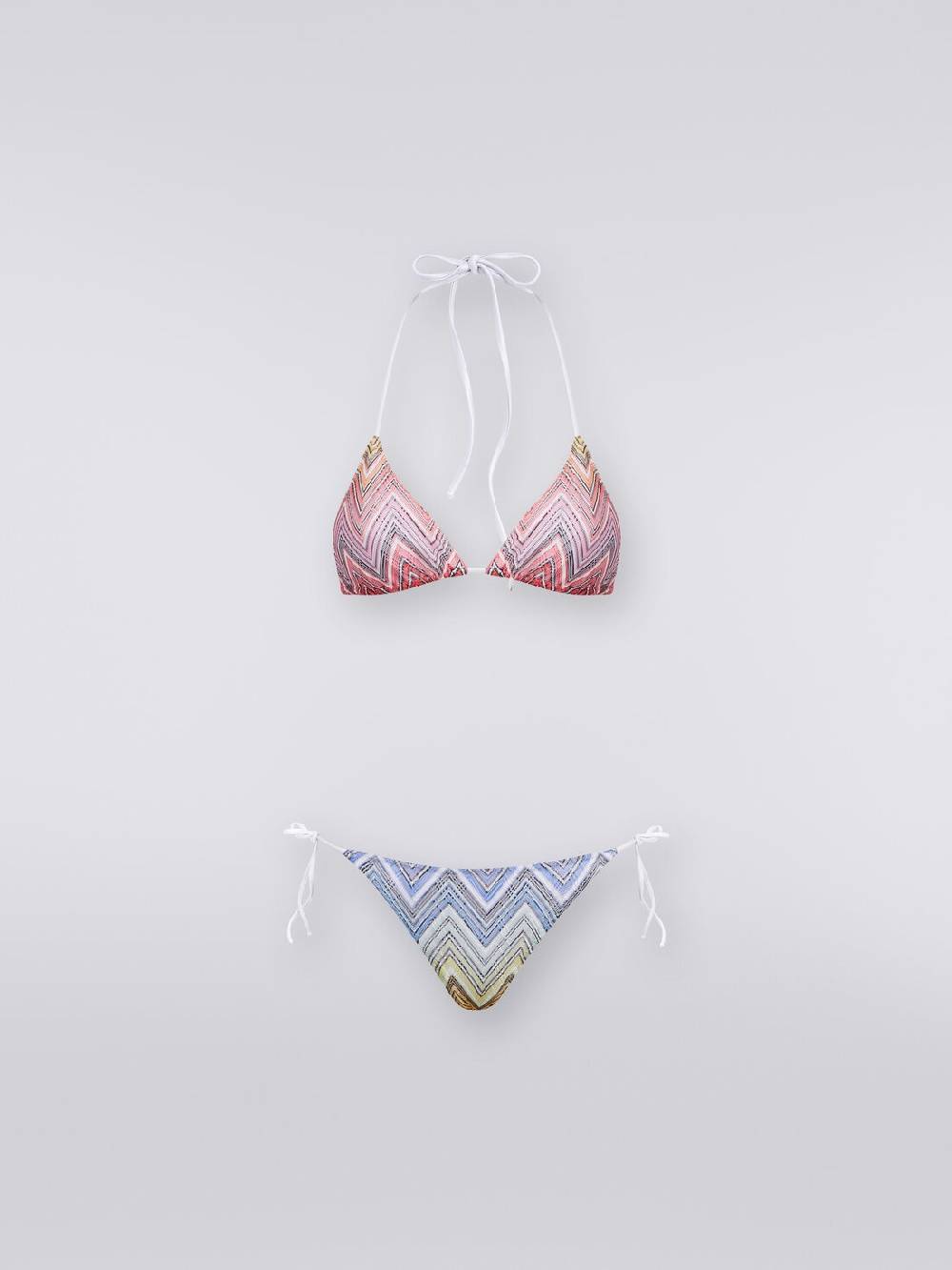 Missoni Bikini a triangolo in tessuto zig zag Smaltimento dello stoccaggio