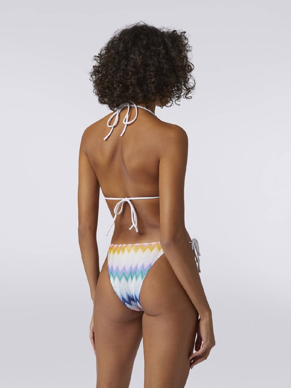 Missoni Bikini in misto viscosa sfumata zig zag con lurex Offerta migliore