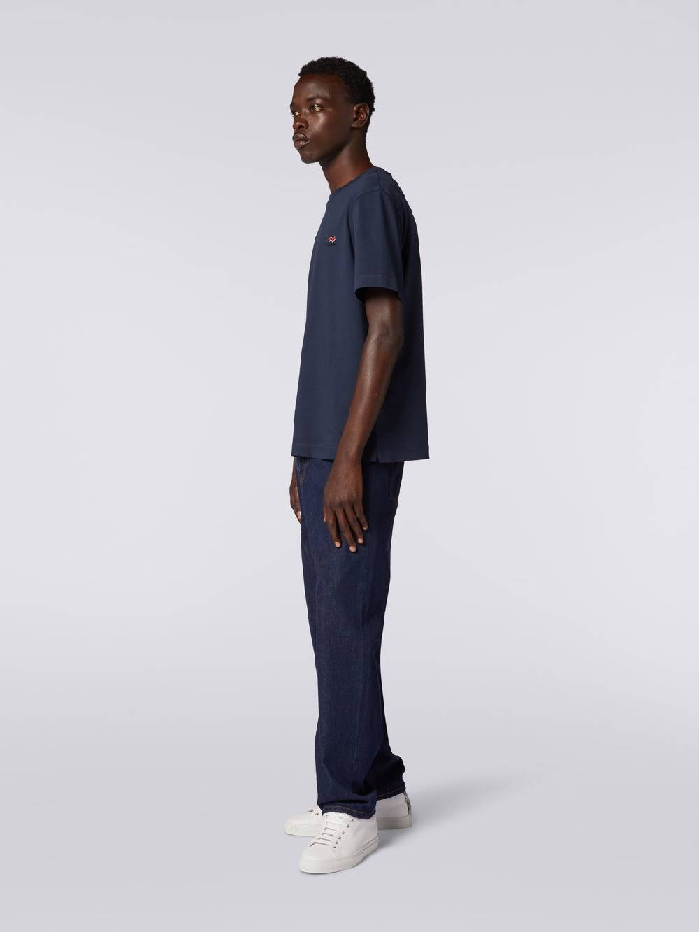 Missoni T-shirt girocollo in cotone con ricamo e logo Online Outlet