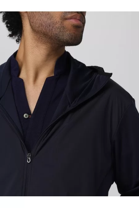 SEASE ZIPPED HOODIE HYBRID Vendita