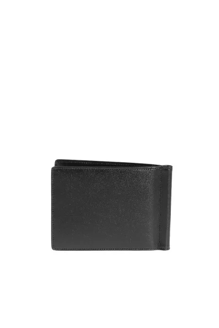 MONTBLANC WALLET 6CC MONEY CLIP BLACK Vendita Economica
