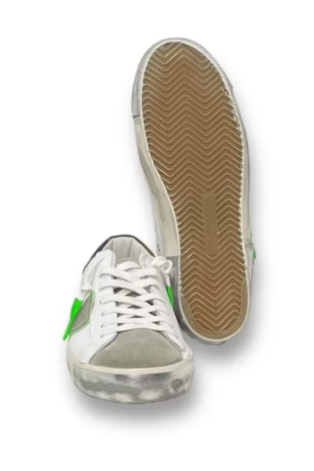 PHILIPPE MODEL PRSX BASSO PHILIPPE MODELLO PRSX VCC1 Un modello basico di scarpe ispirato al design di Philippe Model Italia
