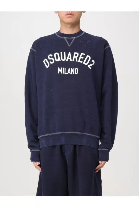 DSQUARED2 Sweatshirt DSQUARED2 per uomo Maglione di alta qualità con design alla moda. Materiale morbido e confortevole per un look elegante e casual. Perfetto per ogni occasione, dalla palestra alle uscite informali Prezzo Ridotto