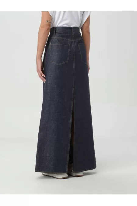 BRUNELLO CUCINELLI DONNA GONNA DENIM Italy