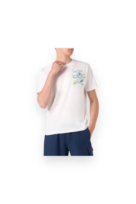 SAINTBARTH MC2 TSHIRT MAN - GIN GLASS 01N EMB Prezzo Ridotto