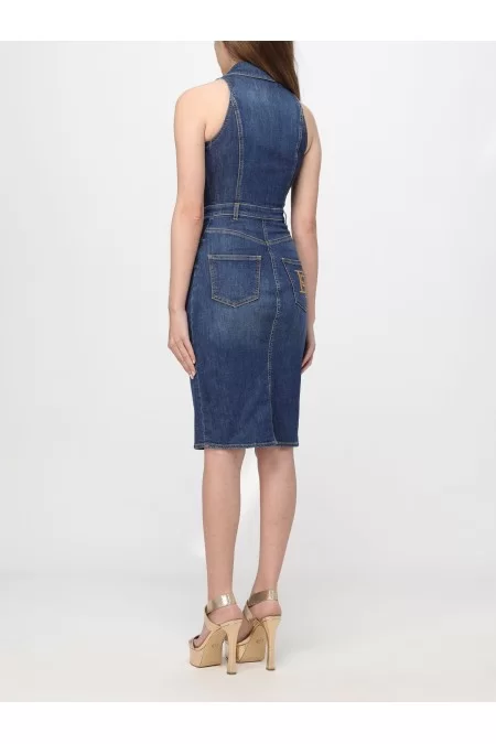 ELISABETTA FRANCHI ABITO DONNA JEANS Consegna Veloce