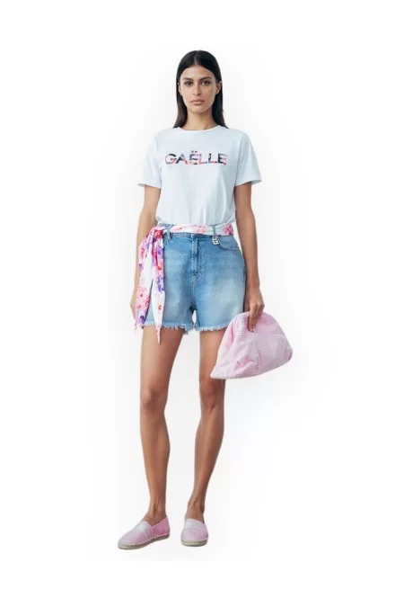 GAELLE SHORT IN DENIM Vendite stagionali