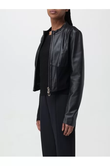 PINKO GIANO GIUBBINO IN PELLE E DRILL STRECH Negozi Online
