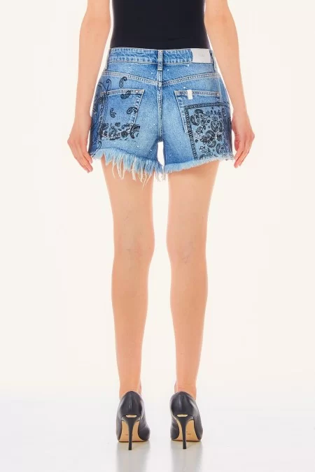 LIU JO BLUE DENIM LIU JO BLUE DENIM Shorts da donna in denim blu, di alta qualità e stile moderno Offerte speciali