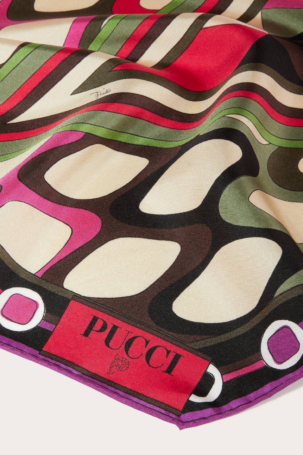 Pucci Foulard in seta con stampa Vivara 2025