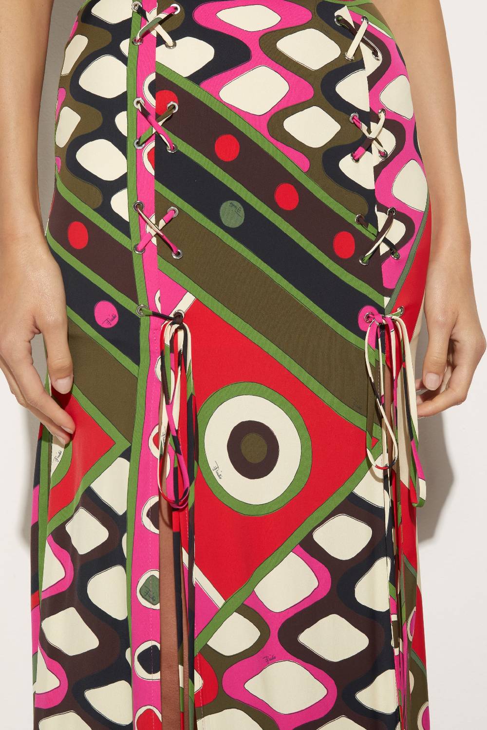 Pucci Gonna lunga con stampa Vivara Italy