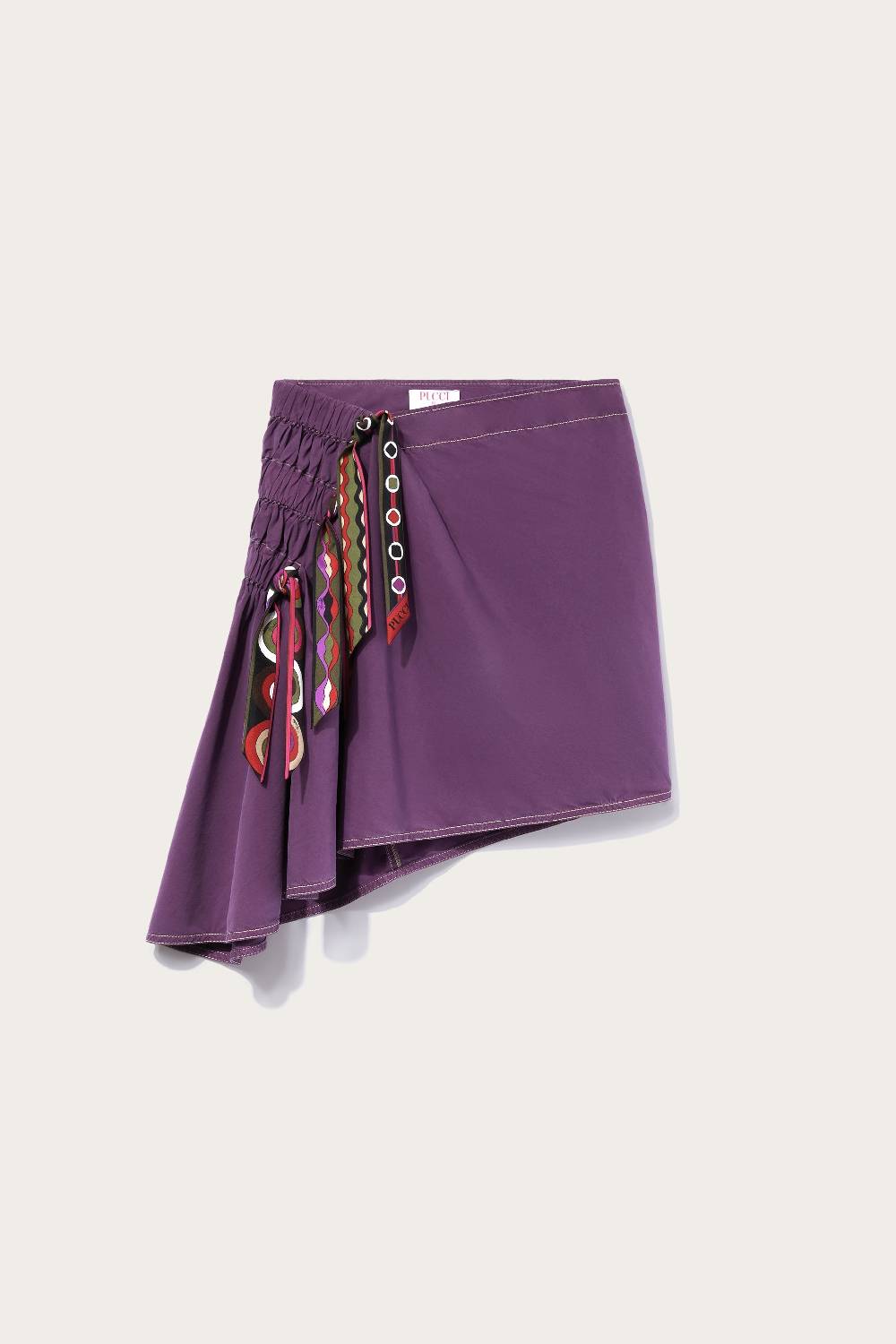 Pucci Minigonna con arricciature e finiture Vivara Pucci Minigonna con arricciature e finiture Vivara