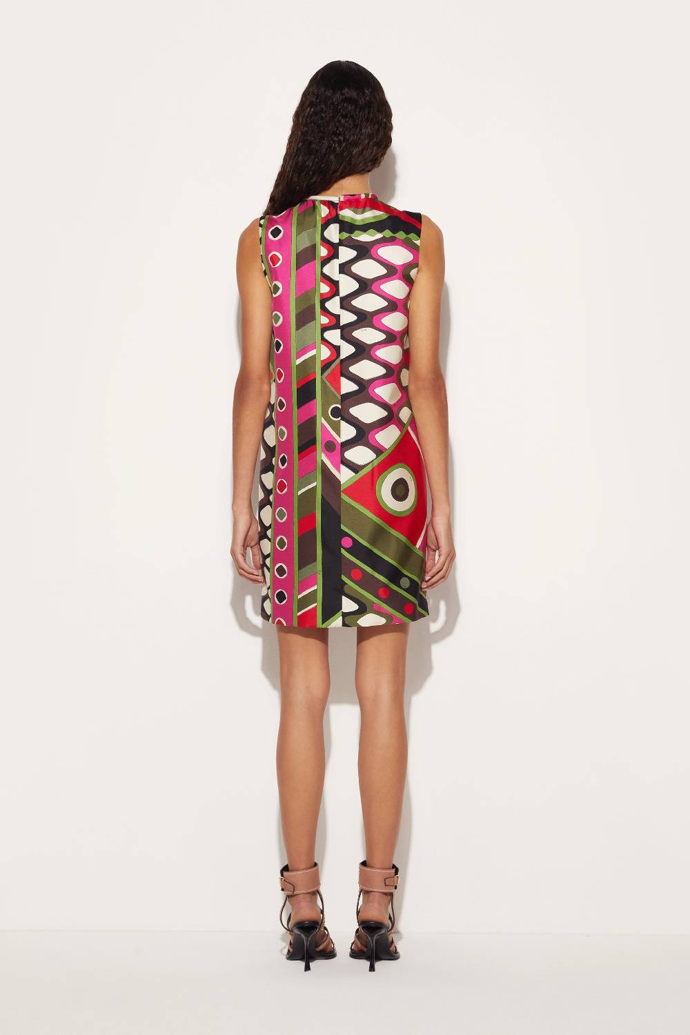 Pucci Mini abito in seta con stampa Vivara Vendita