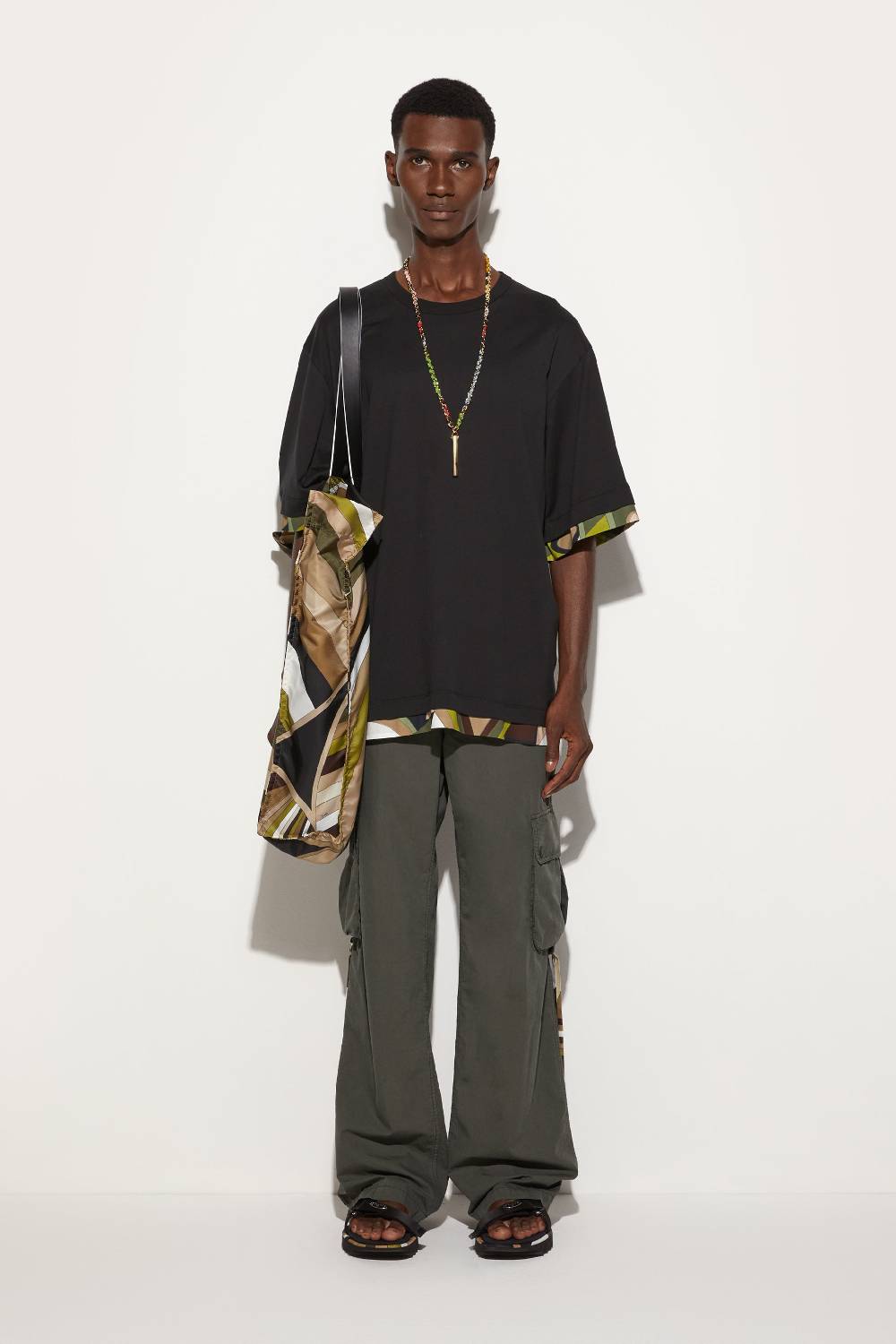 Pucci T-shirt con finiture Iride Promozione