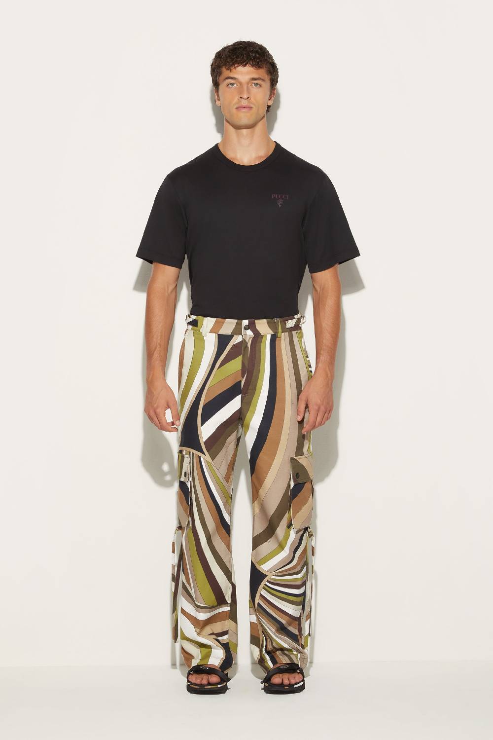 Pucci Pantaloni cargo con stampa Iride Spedizione Gratuita