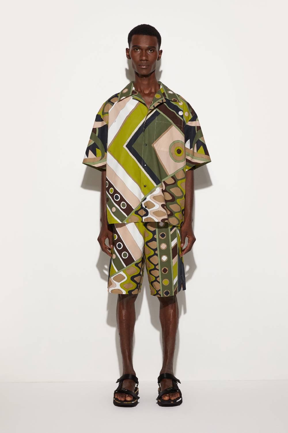 Pucci Camicia da bowling con stampa Vivara Pezzi Unici