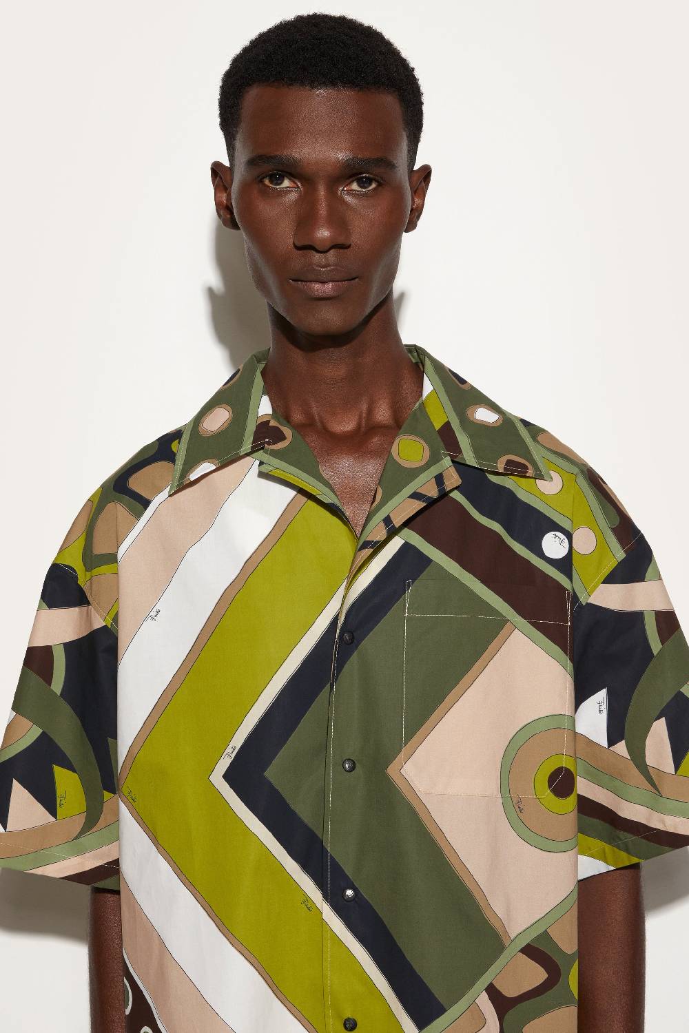 Pucci Camicia da bowling con stampa Vivara Pezzi Unici