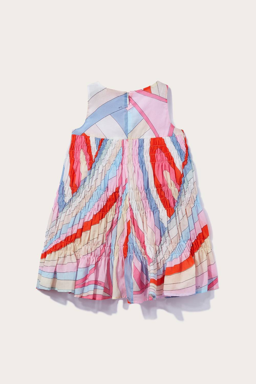 Pucci Abito a punto smock con stampa Iride Presa