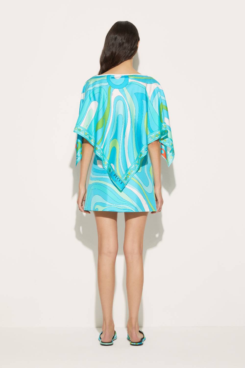 Pucci Top in seta con stampa Iride Vendita Calda