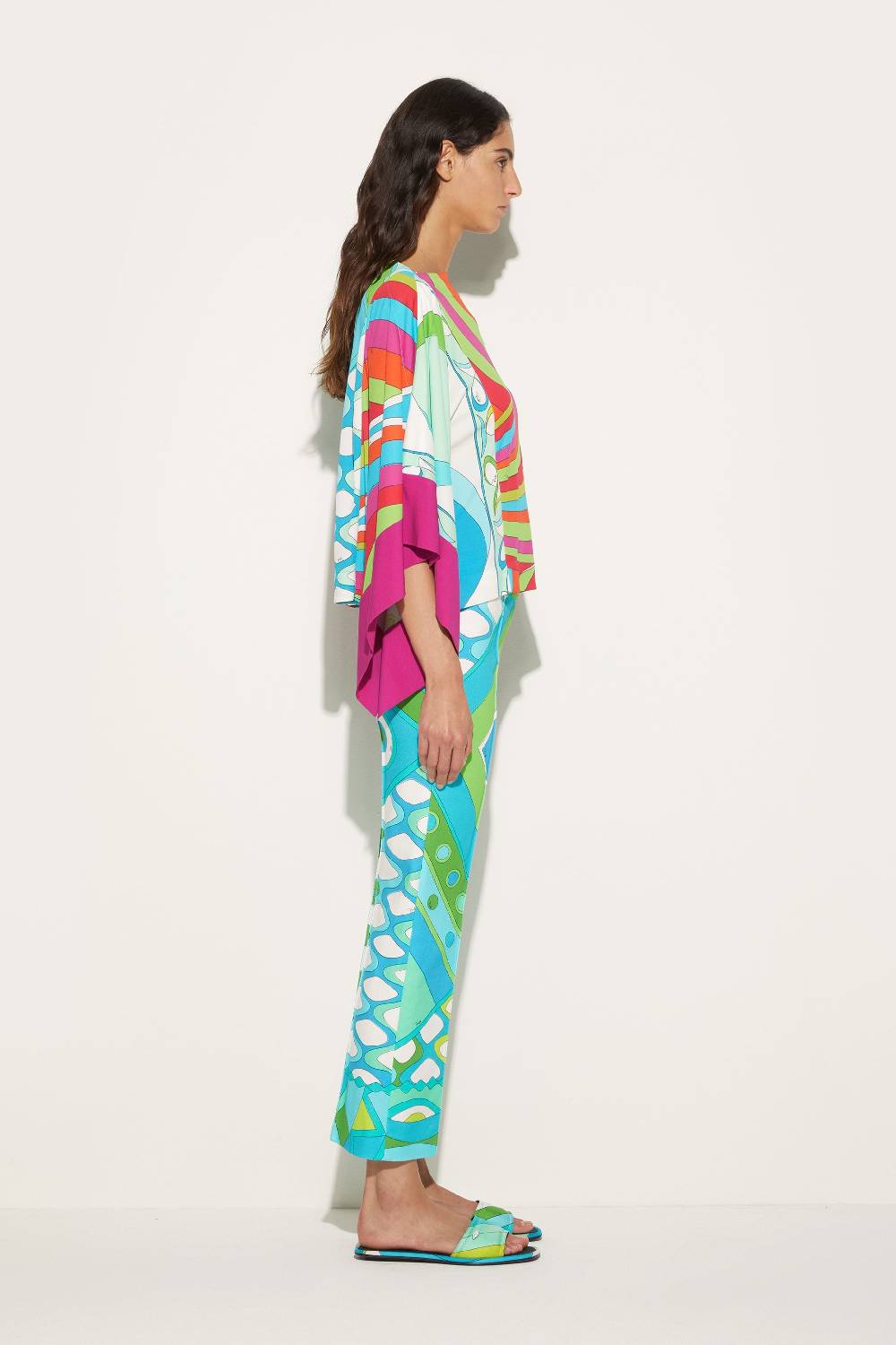 Pucci Top kaftano con stampe patchwork Vendite Flash