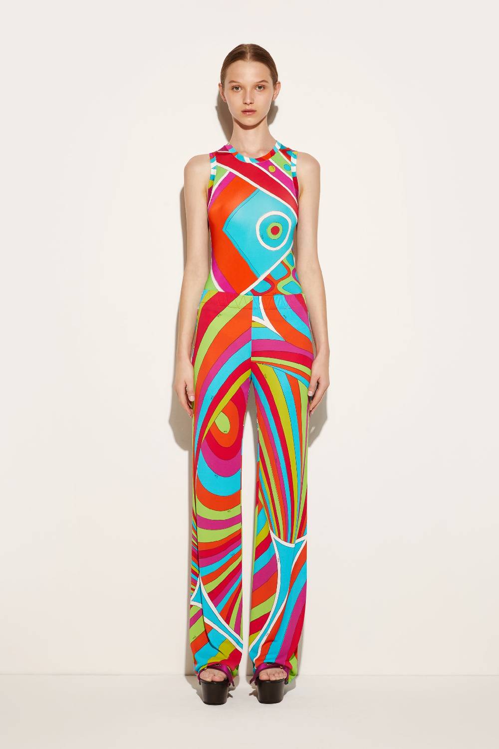 Pucci Pantaloni con stampa Iride Negozio