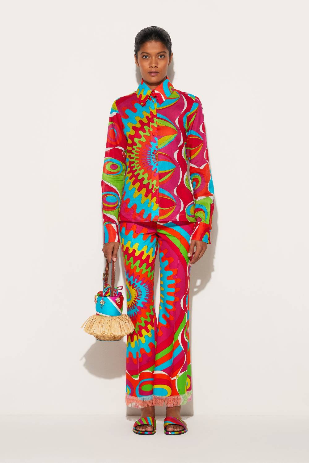 Pucci Camicia con stampa Bersaglio Moda