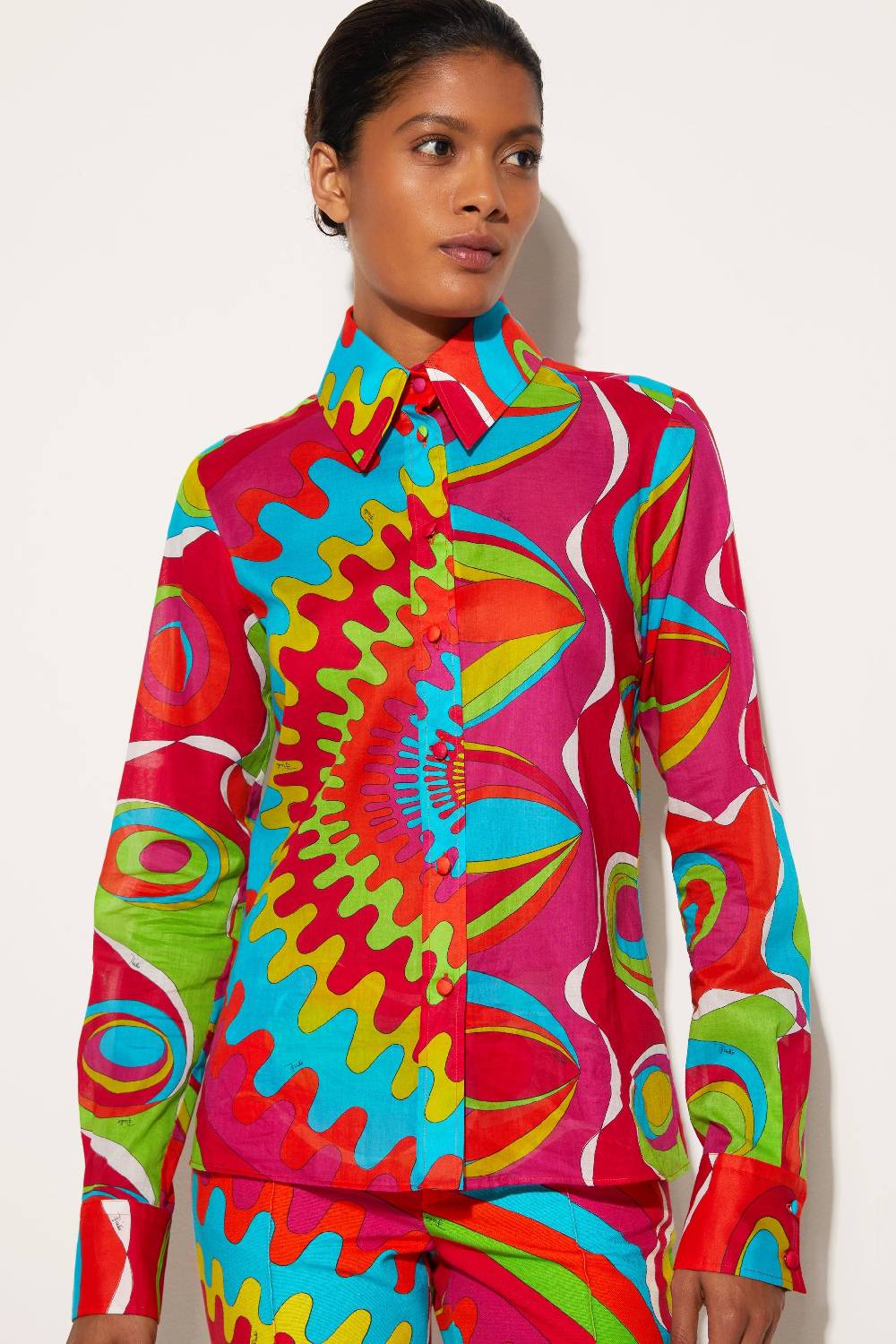 Pucci Camicia con stampa Bersaglio Moda