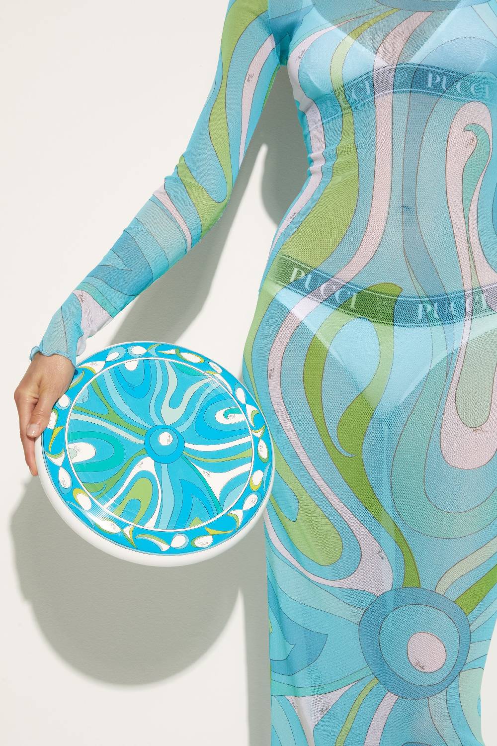 Pucci Frisbee con stampa Marmo Vendita