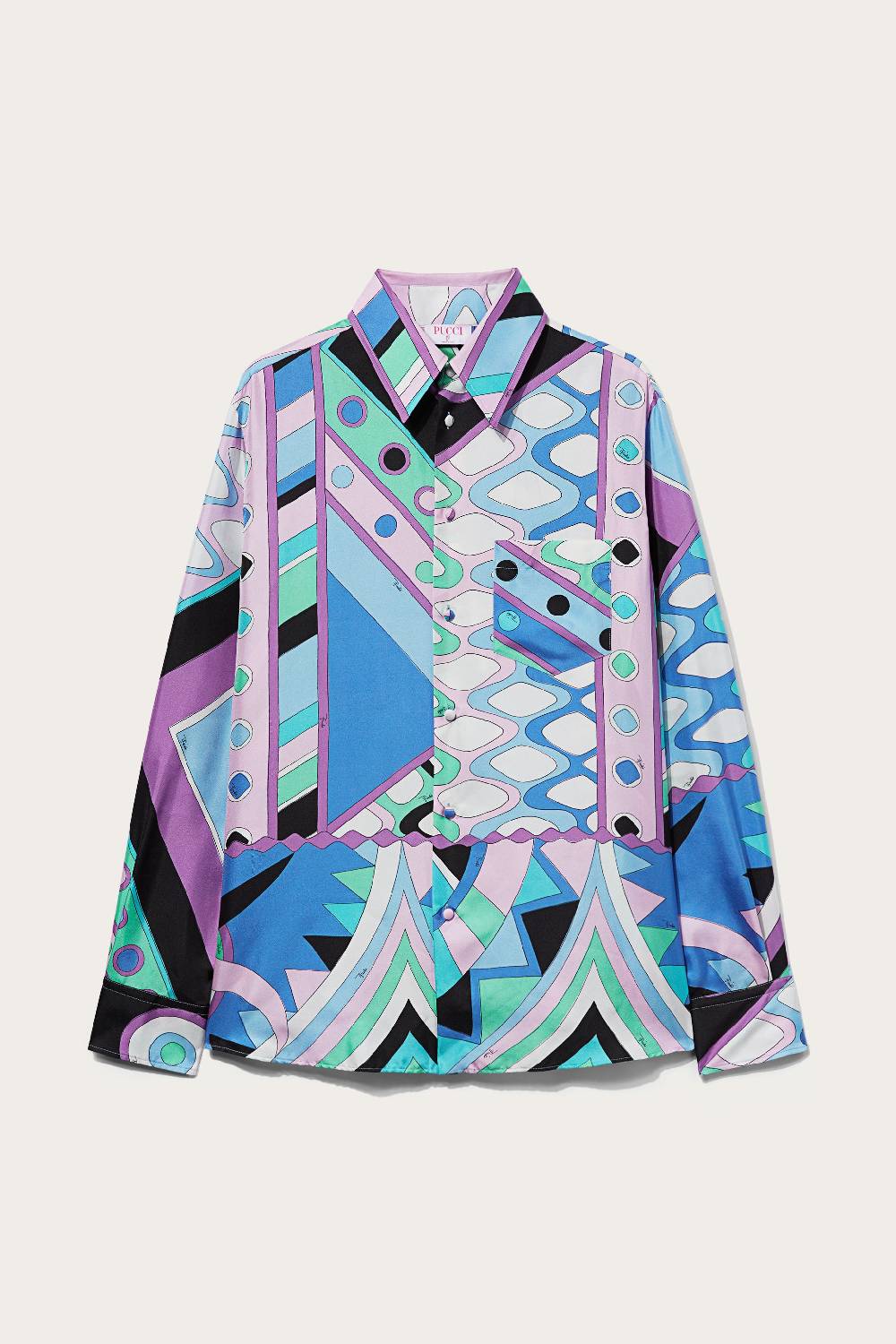 Pucci Camicia in seta con stampa Vivara Fino Al -60%